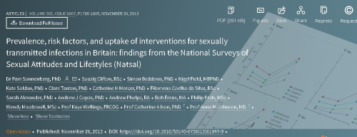 Prevalence, risk factors, and uptake Journal thumbnail